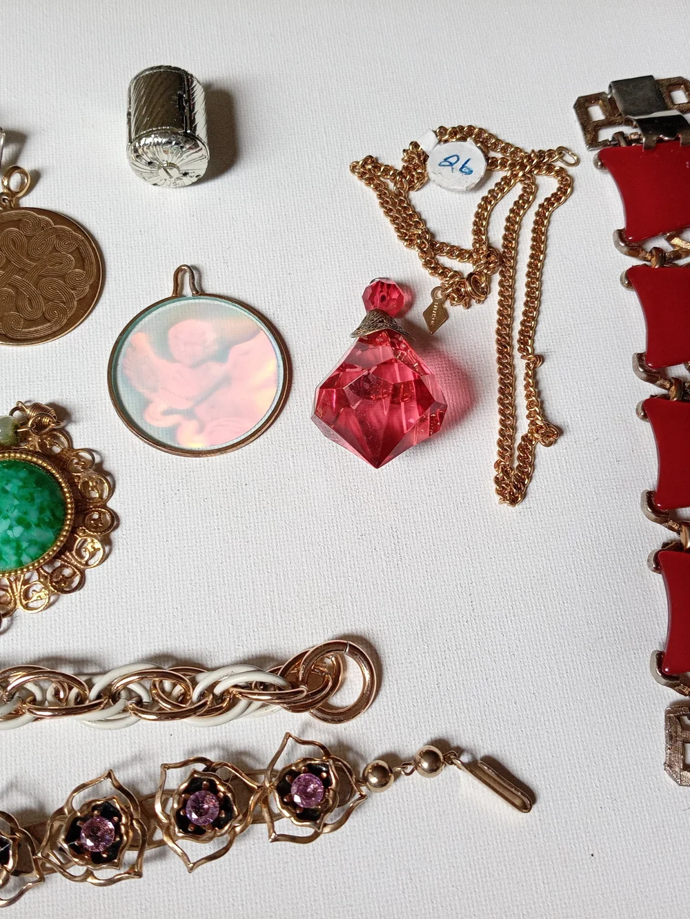 Gold-Tone Silver Tone Vintage Jewelry Bundle